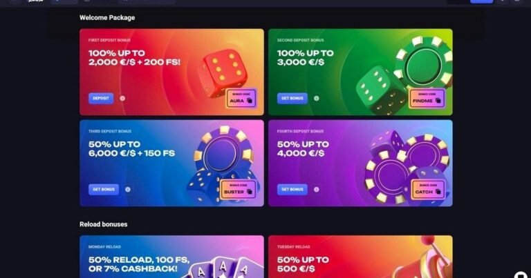 SpinAura bonus sans dépôt